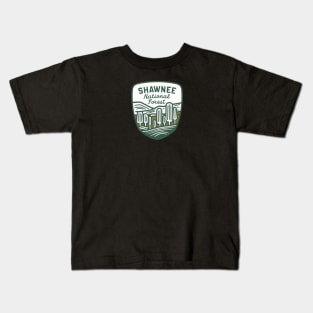 Shawnee National Forest Illinois Kids T-Shirt